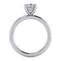 Gabriel & Co | Lark - 14K White Gold Cushion Cut Solitaire Engagement Ring