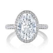 Oval Bloom Engagement Ring