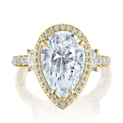 Pear 3-Stone Engagement Ring