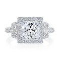 Princess 3-Stone Engagement Ring