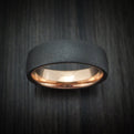 Tantalum and 14K Rose Gold Men's Ring