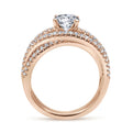 14K Rose Gold Engagement Ring