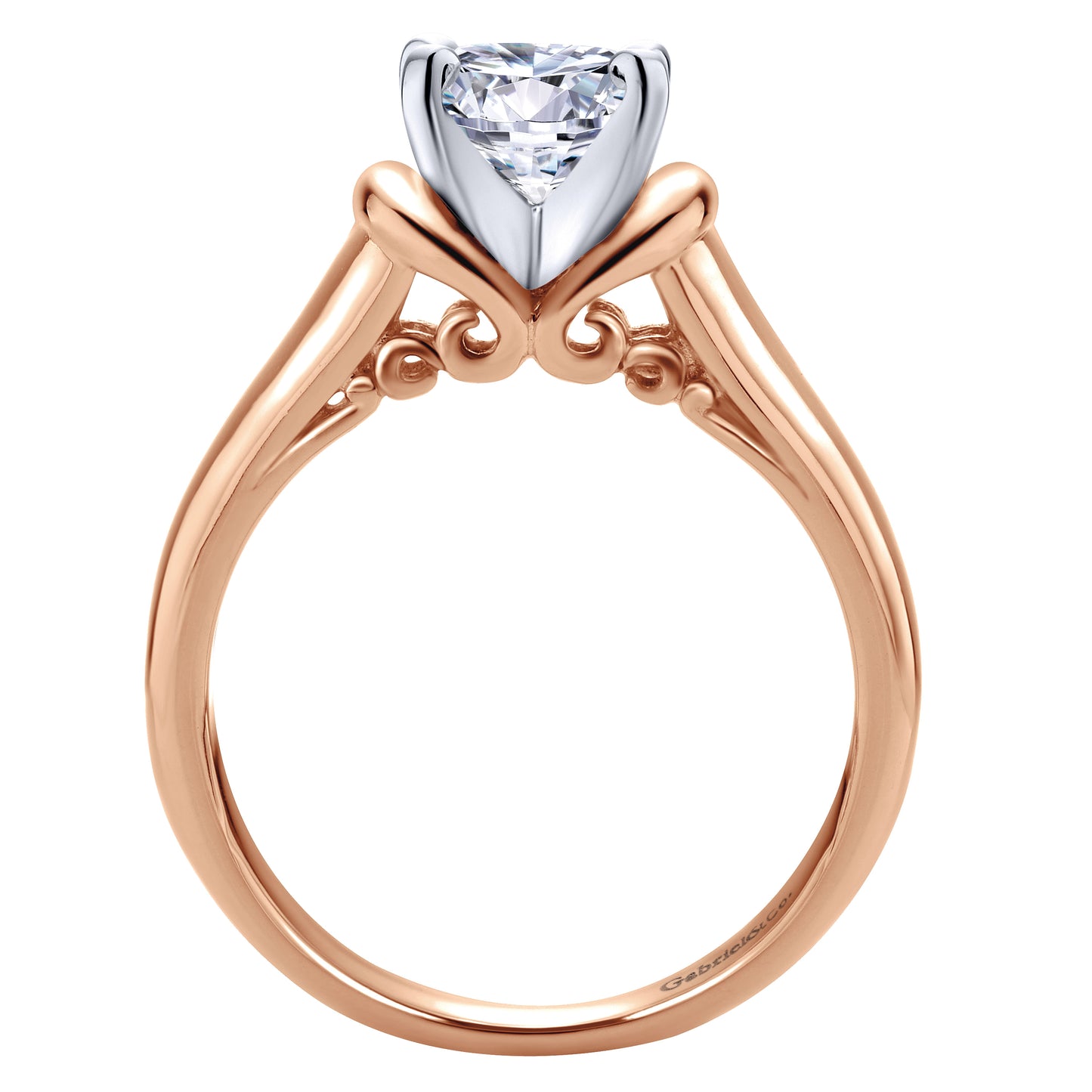 14K Rose Gold Engagement Ring