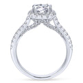 Gabriel & Co. 14k White Gold Entwined Halo Engagement Ring