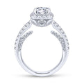 Gabriel & Co. 14k White Gold Infinity Halo Engagement Ring