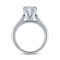 Gabriel & Co. 14k White Gold Contemporary Straight Engagement Ring