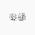 0.5 Carat Lab-Grown Diamond Studs in 14k White Gold