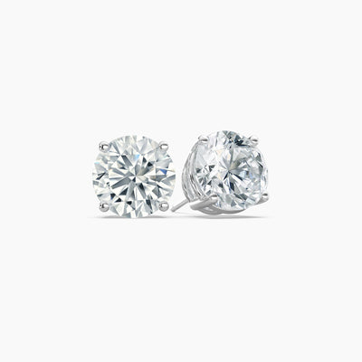 2.07 Carat Natural Studs in 18k White Gold