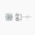 3 Carat Lab-Grown Diamond Studs in 14k White Gold