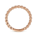 14K Rose Gold Bujukan Stackable Ring