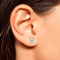 0.5 Carat Lab-Grown Diamond Studs in 14k Rose Gold