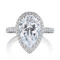 Pear Bloom Engagement Ring