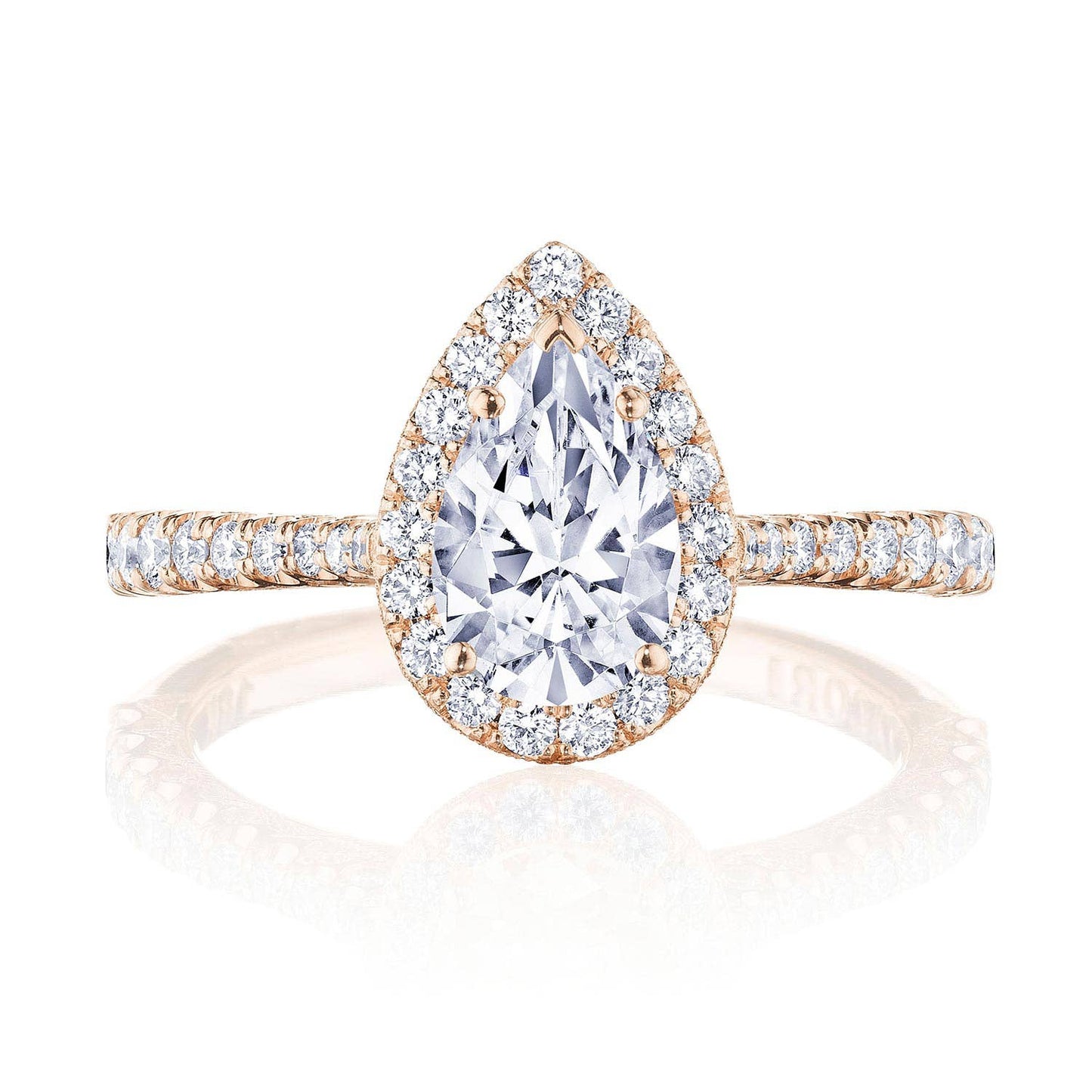 Pear Bloom Engagement Ring