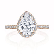 Pear Bloom Engagement Ring