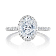 Oval Bloom Engagement Ring