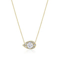 17"" Pear Bloom Diamond Necklace