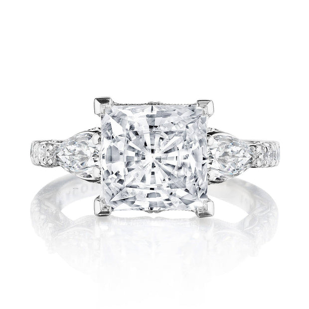 Princess 3-Stone Engagement Ring