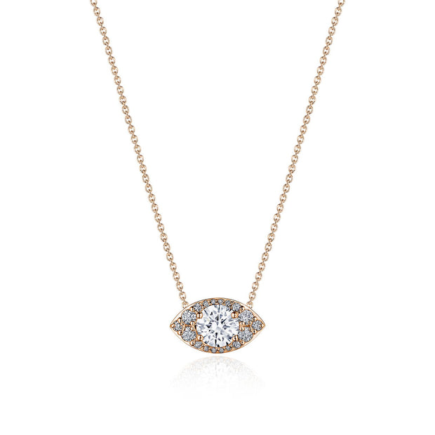 17"" Marquise Bloom Diamond Necklace