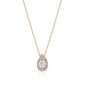 17"" Pear Bloom Diamond Necklace