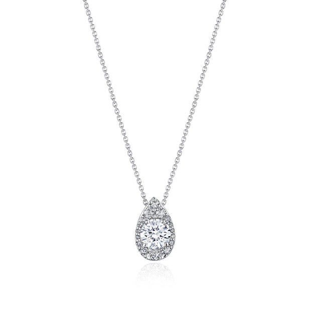 17"" Pear Bloom Diamond Necklace