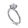 Gabriel & Co | Lark - 14K White Gold Round Solitaire Engagement Ring