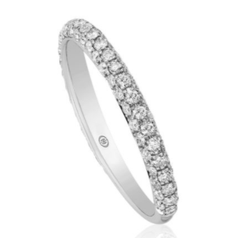 Christopher Designs Round Diamond Band