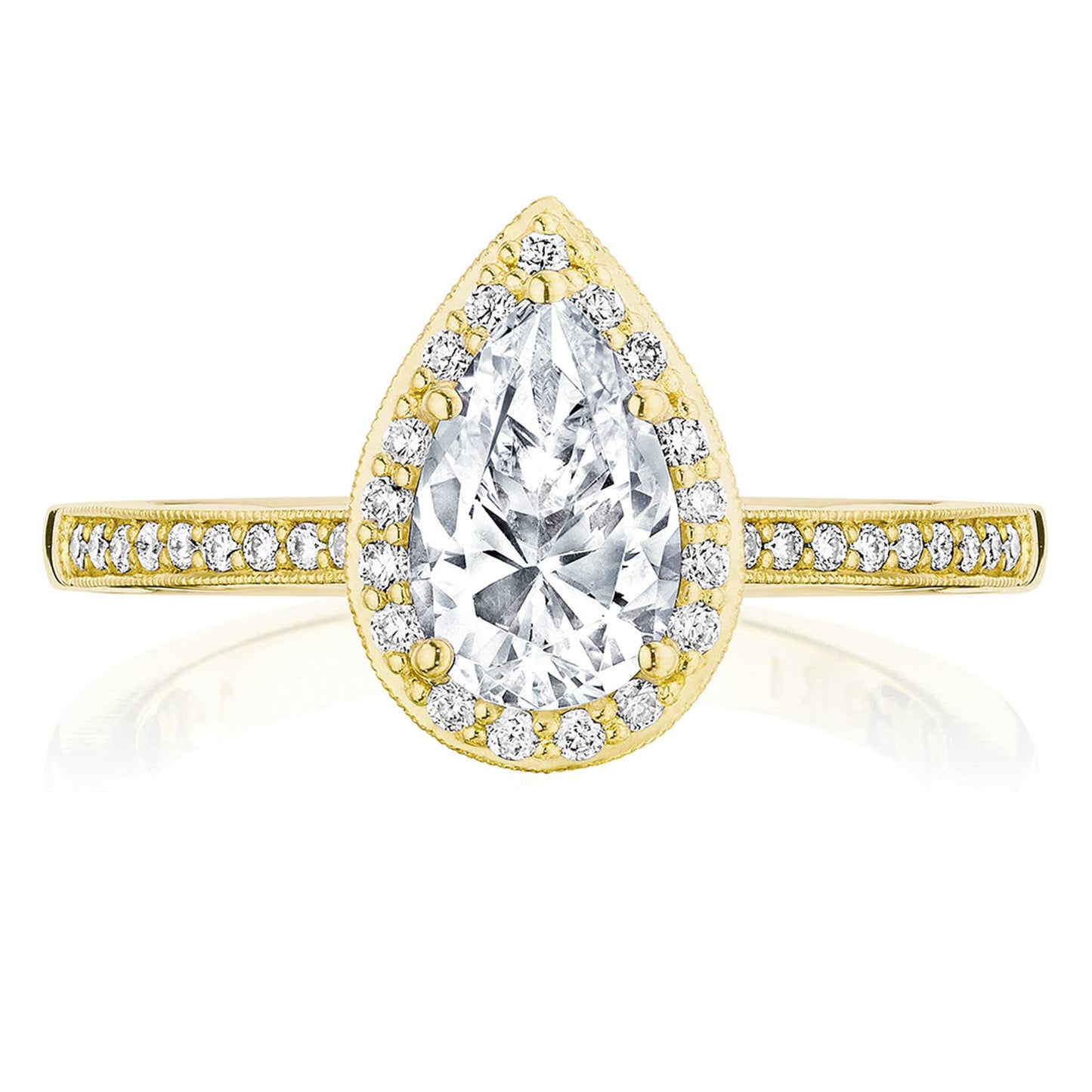 Pear Bloom Engagement Ring