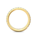 FlyerFit Micropave 14K Yellow Gold Wedding Band