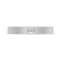 Bezel Set Diamond Wedding Band in Brushed Finish