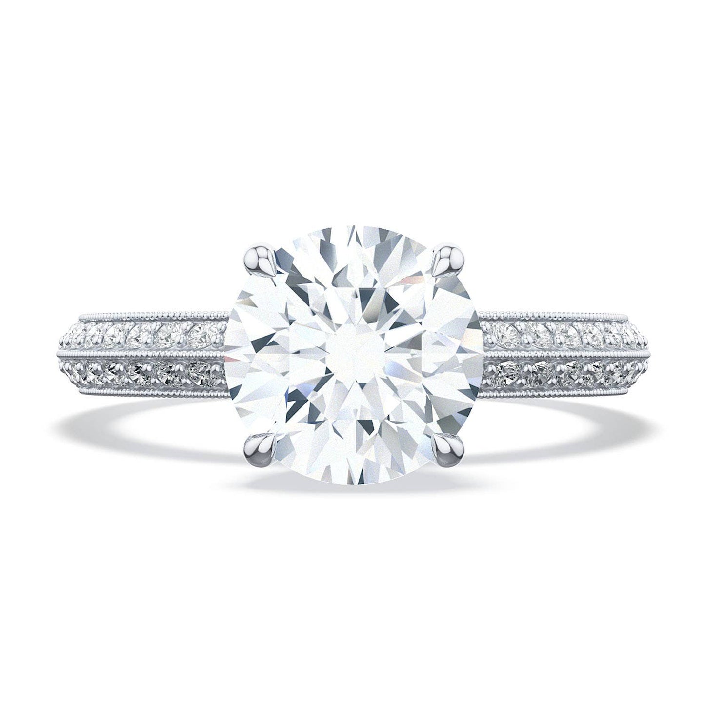 Round Solitaire Engagement Ring