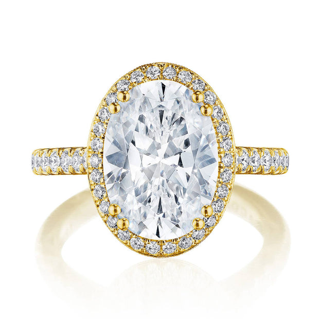 Oval Bloom Engagement Ring