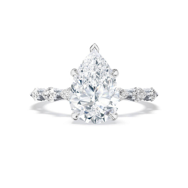 Pear Solitaire Engagement Ring