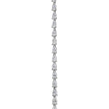 Pear Diamond Tennis Bracelet in 18k White Gold