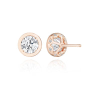 Round Diamond Stud Earring - 2.08ct