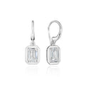 Diamond French Wire Earring - 1.5ct