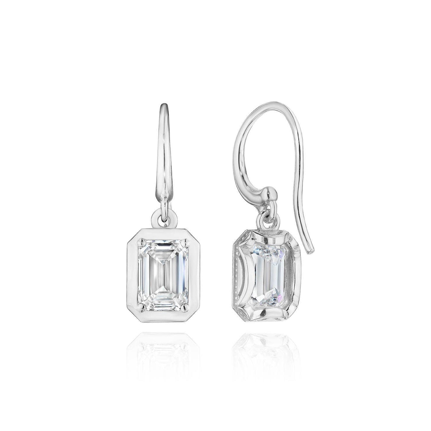 Diamond French Wire Earring - 1.5ct