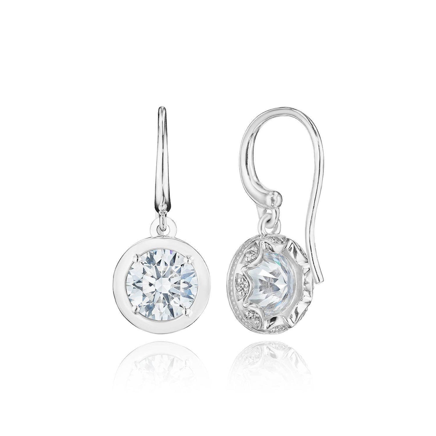 Diamond French Wire Earring - 2.08ct