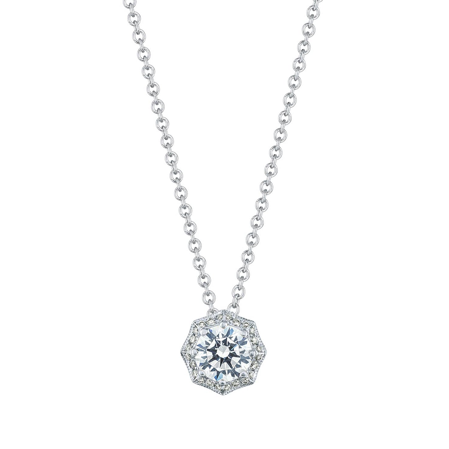 Art Deco Bloom Diamond Necklace