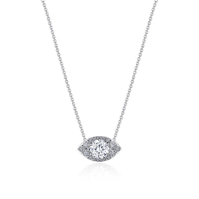 17"" Marquise Bloom Diamond Necklace