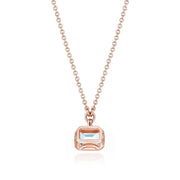 Sky Blue Topaz Necklace - 0.7ct