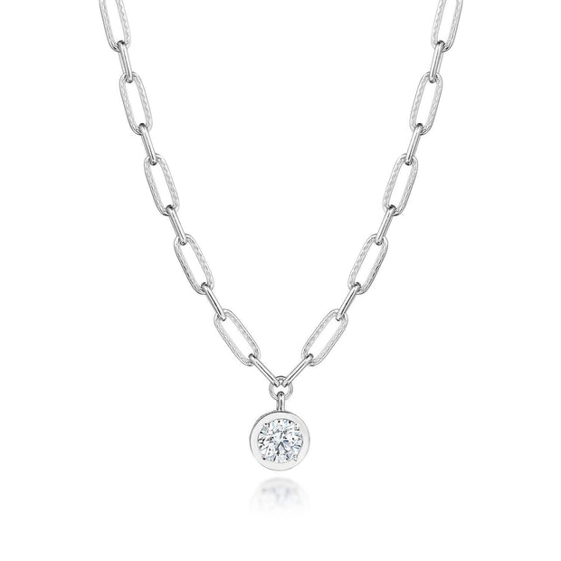 Petite Diamond Link Necklace - 1.54ct