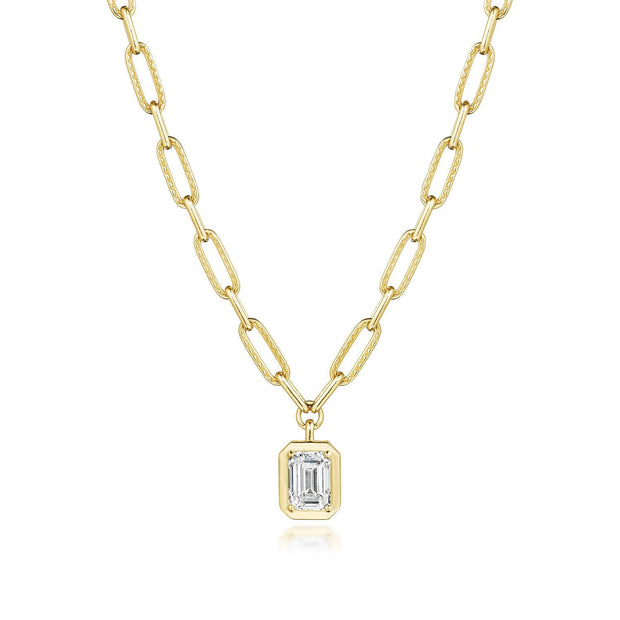 Petite Diamond Link Necklace - 1.54ct