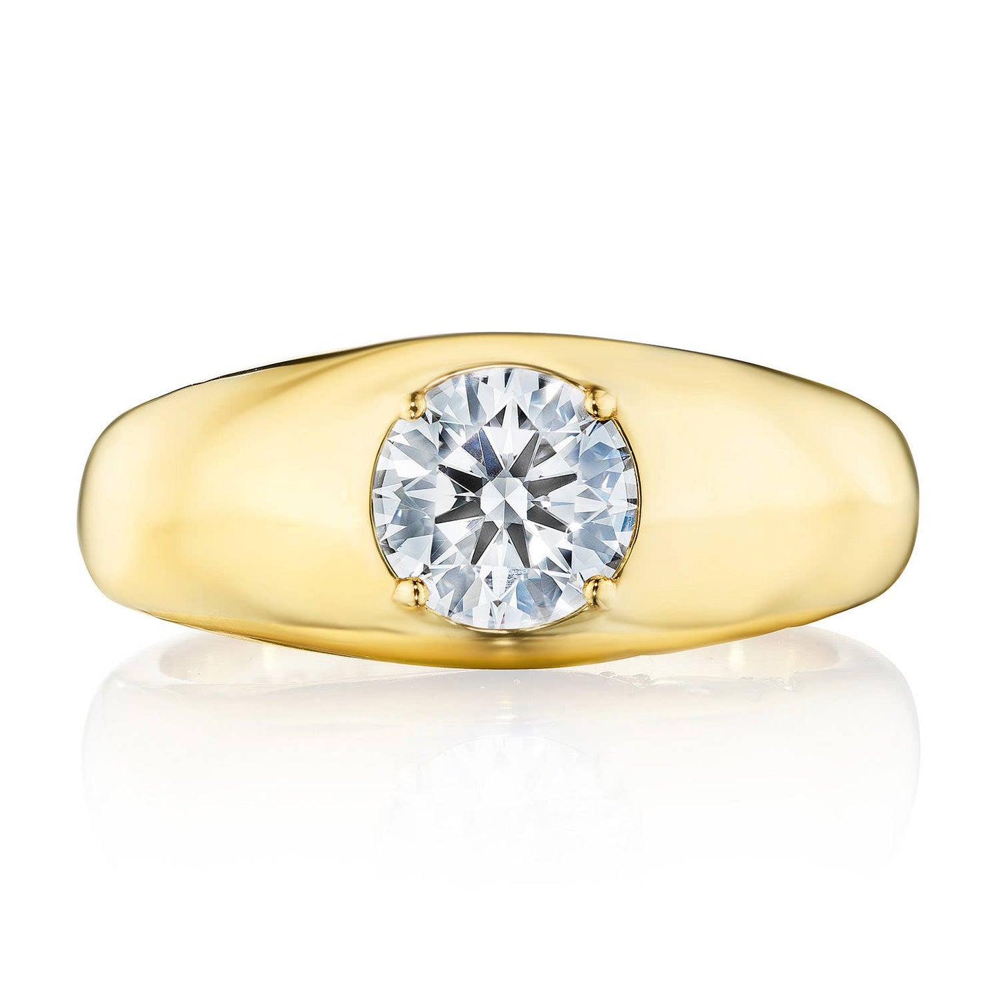 Domed Diamond Ring - 1.02ct