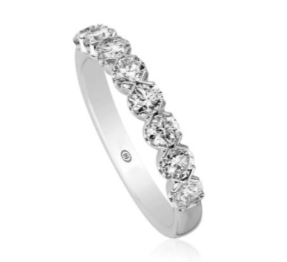 Christopher Designs Round Diamond Band