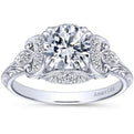 Gabriel & Co. Amavida "Margarita" Vintage Halo Diamond Engagement Ring