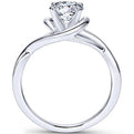 Gabriel "Celine" Bypass Twist Diamond Engagement Ring