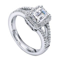 Gabriel & Co. "Addison" Halo Diamond Engagement Ring