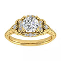 Gabriel & Co. Amavida "Margarita" Vintage Halo Diamond Engagement Ring