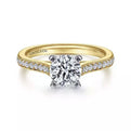 Gabriel & Co. Classic Cathedral Diamond Engagement Ring