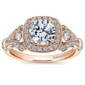 Gabriel & Co. "Delilah" Vintage Style Diamond Halo Engagement Ring